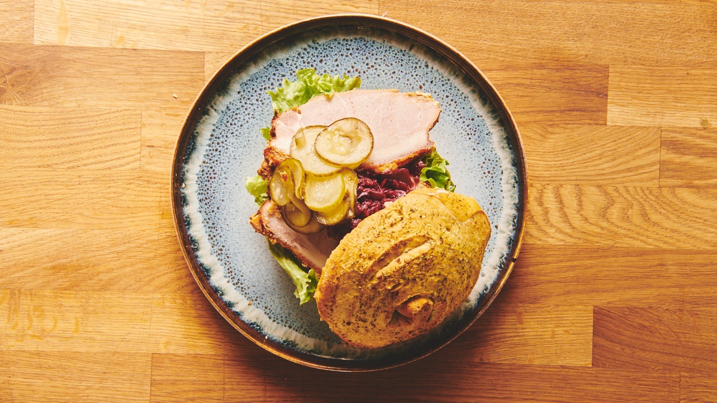 Flæskestegssandwich